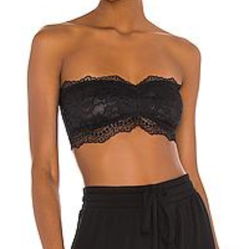 Free People Lacey Looks Bandeau Black S NWT